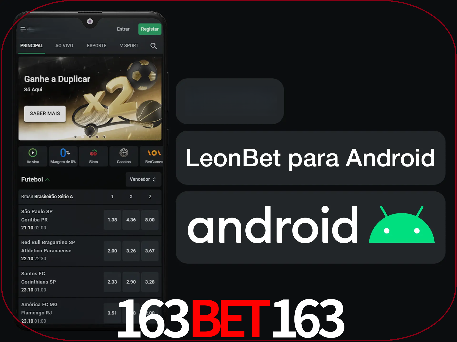 Adquira sua versão poket de LeonBet.